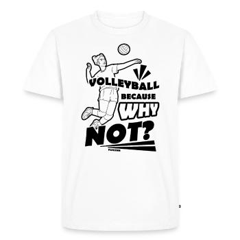 Volleyball Beach Volleyball Gift Beach - T-shirt Premium bio Homme - blanc - Devant - Nico (187cm)