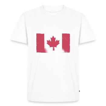 Canada - T-shirt Premium bio Homme - blanc - Devant - Nico (187cm)