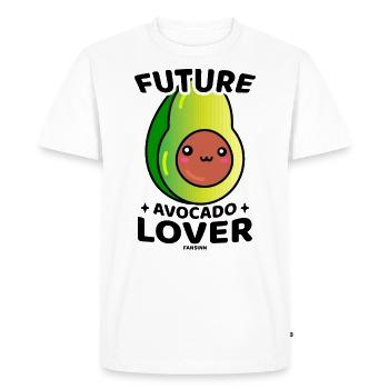 Futur amateur d’avocat - T-shirt Premium bio Homme - blanc - Devant - Nico (187cm)