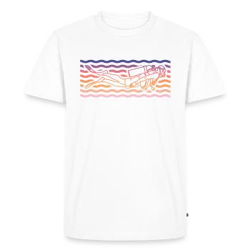 If I Can't Bring My Diving Fins I'm Not Going - Men's Premium Organic T-Shirt - white - Front - Nico (187cm)