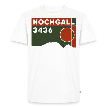Hochgall Hohe Tauern Ski Tour Mountain Tour Randonnée en montagne - T-shirt Premium bio Homme - blanc - Devant - Nico (187cm)