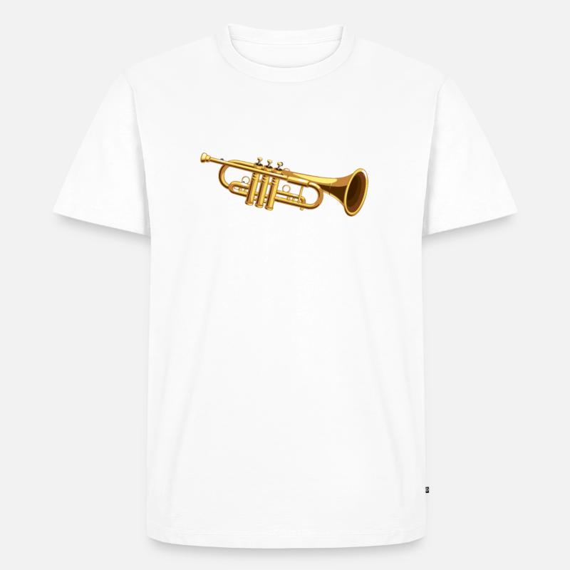 Ja das muss so laut - Männer Premium Bio T-Shirt - Weiß