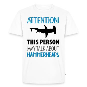 Requins marteau-martens - T-shirt Premium bio Homme - blanc - Devant - Nico (187cm)