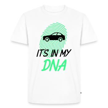 Vendeur automobile vendeur automobile - T-shirt Premium bio Homme - blanc - Devant - Nico (187cm)