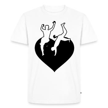 Capoeira - T-shirt Premium bio Homme - blanc - Devant - Nico (187cm)