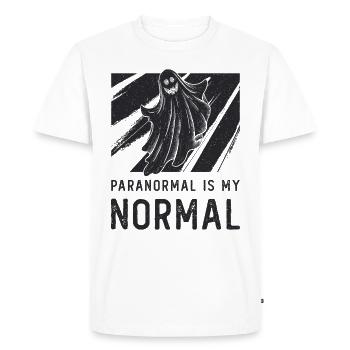 Ghost Hunt Ghost Hunter Paranormal Gift Idea - Men's Premium Organic T-Shirt - white - Front - Nico (187cm)