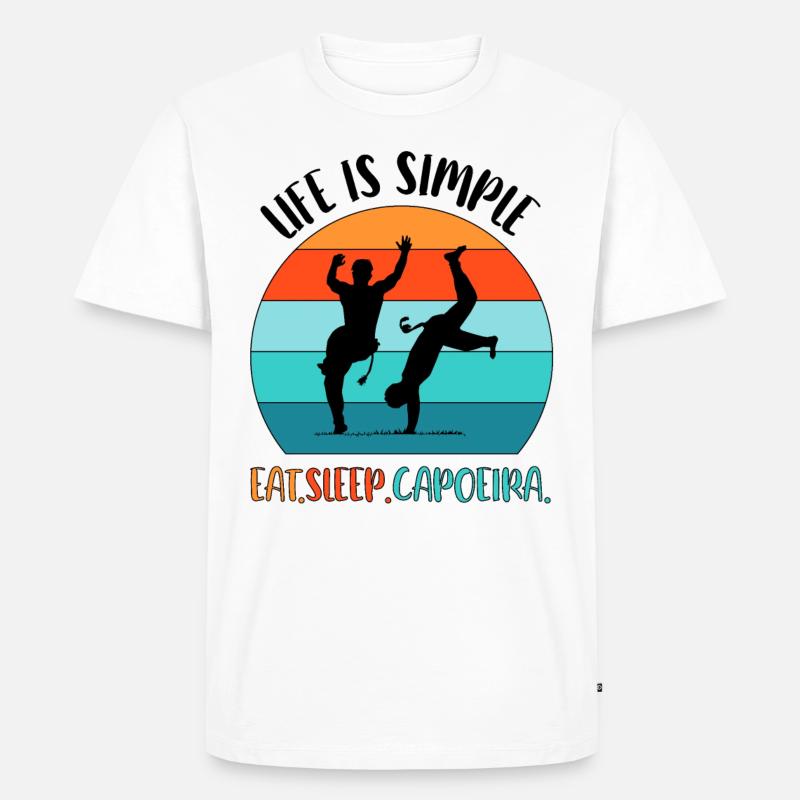 Capoeira - T-shirt Premium bio Homme - blanc