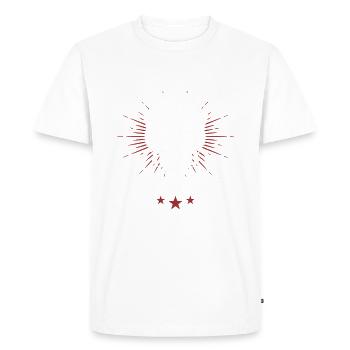 Bad Old Ice Hockey Player Ice Hockey Players - Men's Premium Organic T-Shirt - white - Front - Nico (187cm)