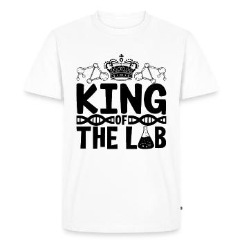 Technicien de laboratoire Biologie Chimie Laboratoire Idée cadeau - T-shirt Premium bio Homme - blanc - Devant - Nico (187cm)