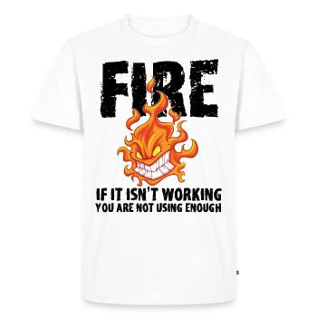 Role play meme magician magician class funny RPG - Men's Premium Organic T-Shirt - white - Front - Nico (187cm)