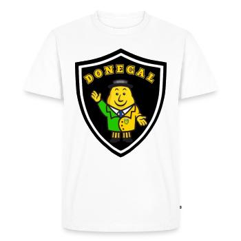 Donegal GAA - Men's Premium Organic T-Shirt - white - Front - Nico (187cm)