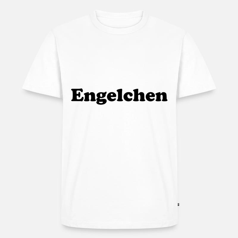 Engelchen - Männer Premium Bio T-Shirt - Weiß