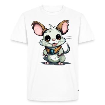 Drikus le streum - T-shirt Premium bio Homme - blanc - Devant - Nico (187cm)