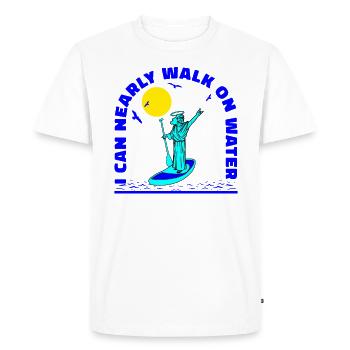 SUP paddleboarding Stand Up Paddle Surfing - Men's Premium Organic T-Shirt - white - Front - Nico (187cm)