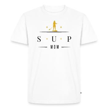 SUP paddle Stand Up Paddle SUP-MOM Femmes - T-shirt Premium bio Homme - blanc - Devant - Nico (187cm)