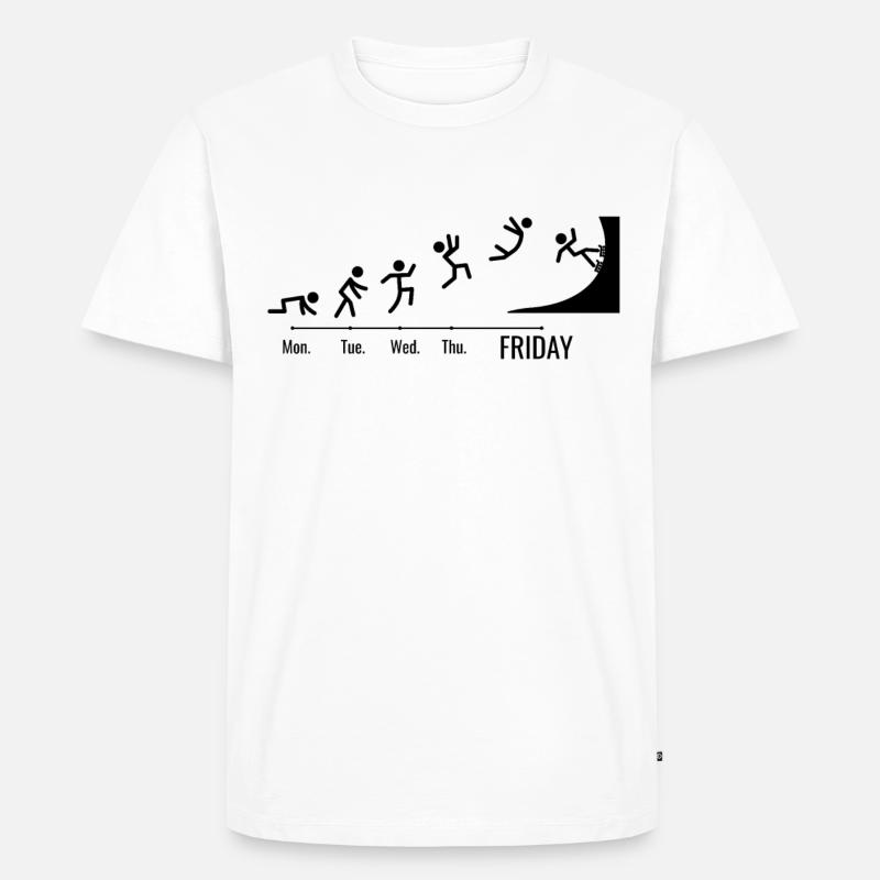 Inline-Skating Rollerskates Wochenende-Skater - Männer Premium Bio T-Shirt - Weiß