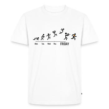 Paintball Airsoft gaming Softair Games Weekend - T-shirt Premium bio Homme - blanc - Devant - Nico (187cm)