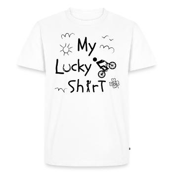 BMX Bike Cyclist BMX Bike BMX Ramp Funny BMX - Men's Premium Organic T-Shirt - white - Front - Nico (187cm)