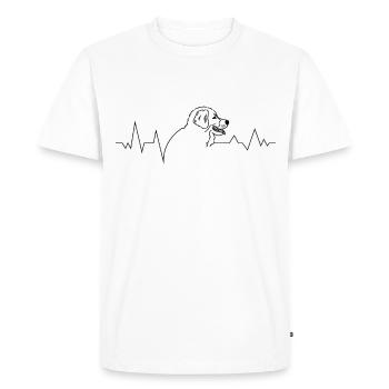 Race de chien Bernese Mountain Dog Lovers - T-shirt Premium bio Homme - blanc - Devant - Nico (187cm)