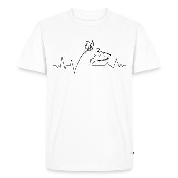 Race de chien Chiens Doberman Amoureux des chiens - T-shirt Premium bio Homme - blanc - Devant - Nico (187cm)