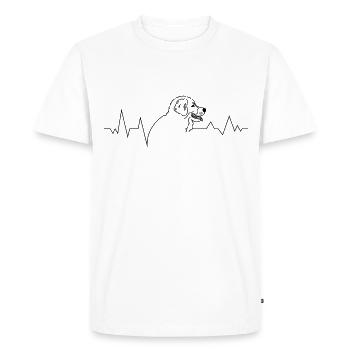 Race de chien Bernese Mountain Dog Lovers - T-shirt Premium bio Homme - blanc - Devant - Nico (187cm)
