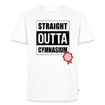 Abi 2023 Examen Abitur réussi Obtention du diplôme Abitur - T-shirt Premium bio Homme - blanc - Devant - Nico (187cm)