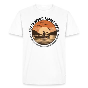 Canoë Kayak Kayak Paddle-Life - T-shirt Premium bio Homme - blanc - Devant - Nico (187cm)