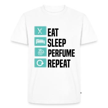 Parfüm Fragrance Perfüm Perfume Parfum Duft - T-shirt Premium bio Homme - blanc - Devant - Nico (187cm)