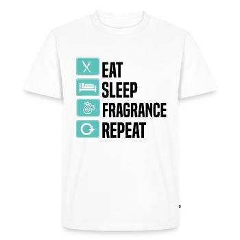 Parfüm Fragrance Perfüm Perfume Parfum Duft - T-shirt Premium bio Homme - blanc - Devant - Nico (187cm)