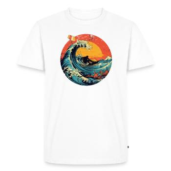 kitesurf kitesurf kitesurf kite surf planche - T-shirt Premium bio Homme - blanc - Devant - Nico (187cm)