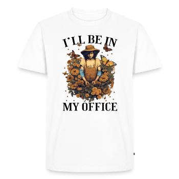 Gardener Garden Plants Landscaper Funny - Men's Premium Organic T-Shirt - white - Front - Nico (187cm)
