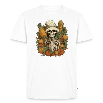 Gardener, Garden Plants, Vegetarian Gardener - Men's Premium Organic T-Shirt - white - Front - Nico (187cm)