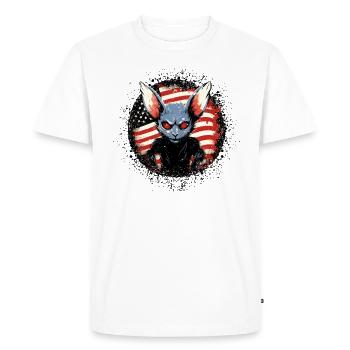 Cryptozoologistes Chupacabra Creatures États-Unis - T-shirt Premium bio Homme - blanc - Devant - Nico (187cm)