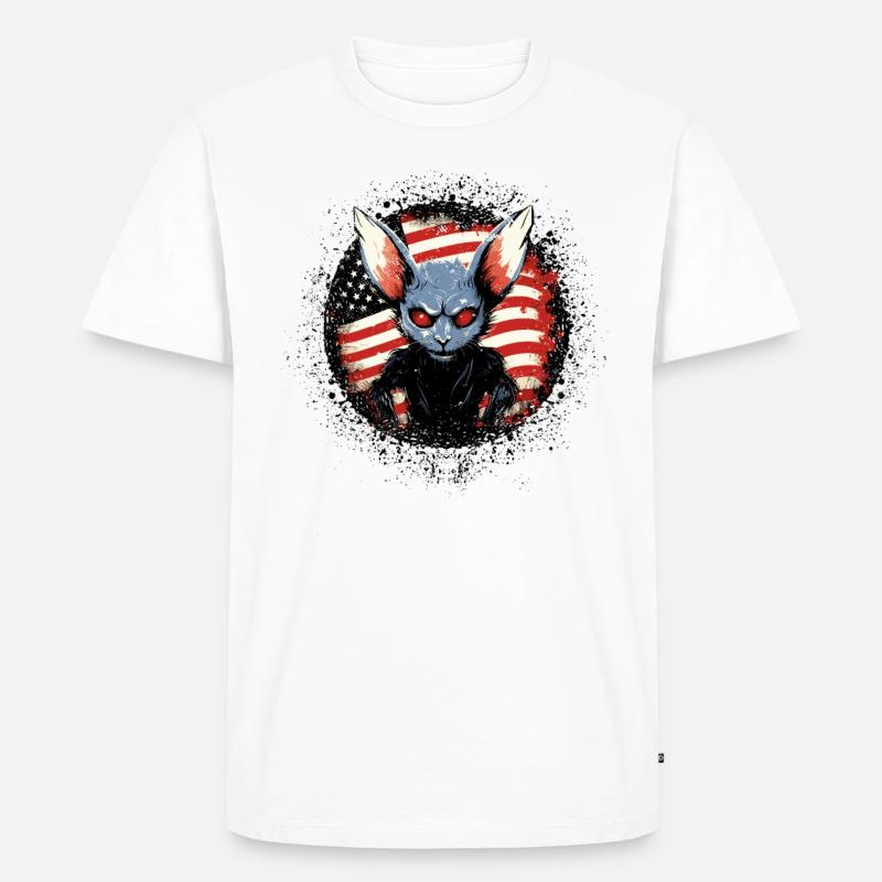 Cryptozoologistes Chupacabra Creatures États-Unis - T-shirt Premium bio Homme - blanc
