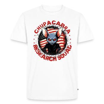 Cryptozoologistes Chupacabra Créatures Drôle - T-shirt Premium bio Homme - blanc - Devant - Nico (187cm)
