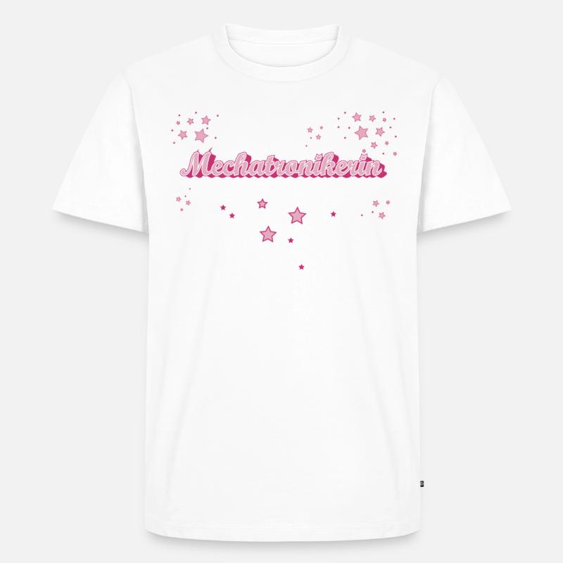 KFZ-Schrauber Abschluss-Geschenk Mechatronikerin - Männer Premium Bio T-Shirt - Weiß