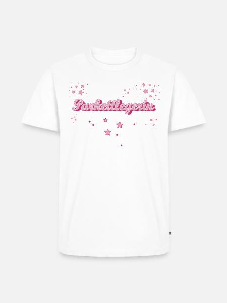 Bodenleger Abschluss-Geschenk Parkettlegerin - Männer Premium Bio T-Shirt - Weiß