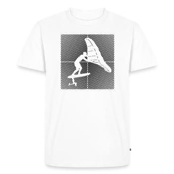 Wingfoil Surfer Wingfoiling Hydrofoil Kitefoil - Men's Premium Organic T-Shirt - white - Front - Nico (187cm)