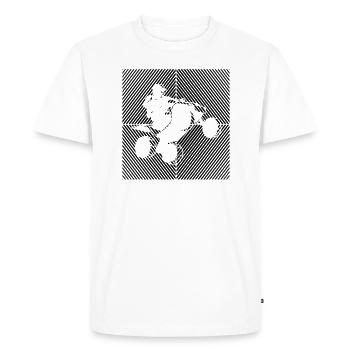 VTT Quad Véhicules Tout-terrain Quad - T-shirt Premium bio Homme - blanc - Devant - Nico (187cm)