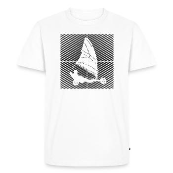 Sand Sailing Windracer Land Sailing Land Sailor - Men's Premium Organic T-Shirt - white - Front - Nico (187cm)