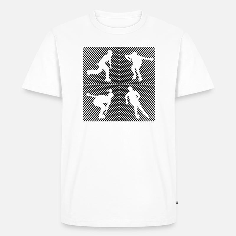 Rollers Rollers Rollers Rollers - T-shirt Premium bio Homme - blanc