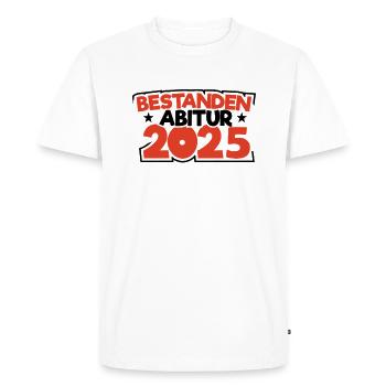 Abitur 2025 Abitur Graduation Ceremony Abitur Graduation Trip Abitur Graduate - Men's Premium Organic T-Shirt - white - Front - Nico (187cm)