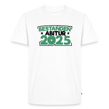 Abitur 2025 Abitur Graduation Ceremony Abitur Graduation Trip Abitur Graduate - Men's Premium Organic T-Shirt - white - Front - Nico (187cm)