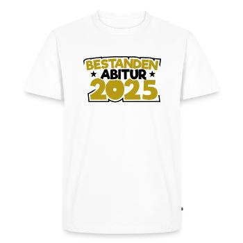 Abitur 2025 Abitur Graduation Ceremony Abitur Graduation Trip Abitur Graduate - Men's Premium Organic T-Shirt - white - Front - Nico (187cm)
