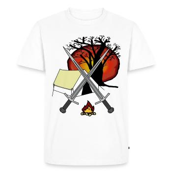 Medieval Camp Camp Warrior Swords Warrior - Men's Premium Organic T-Shirt - white - Front - Nico (187cm)
