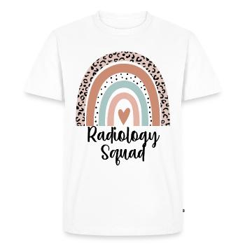 Technicien en radiologie Rainbow Leopard Xray - T-shirt Premium bio Homme - blanc - Devant - Nico (187cm)