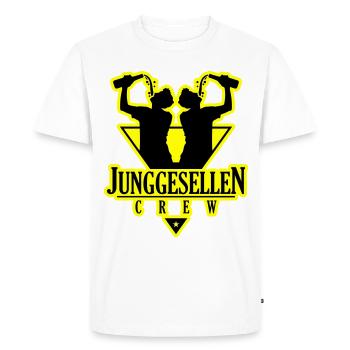 Bachelor Crew Jga Drinking - Men's Premium Organic T-Shirt - white - Front - Nico (187cm)