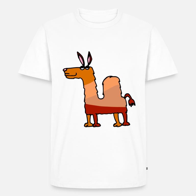 Tod der Dromedar - Männer Premium Bio T-Shirt - Weiß