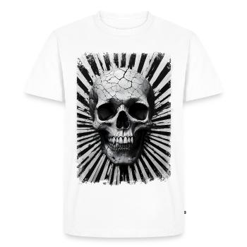 The Last Revelation distressed edition T-shirt - Men's Premium Organic T-Shirt - white - Front - Nico (187cm)
