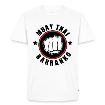 sportif - T-shirt Premium bio Homme - blanc - Devant - Nico (187cm)